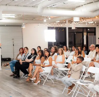 Audience listening during Brenda’s event